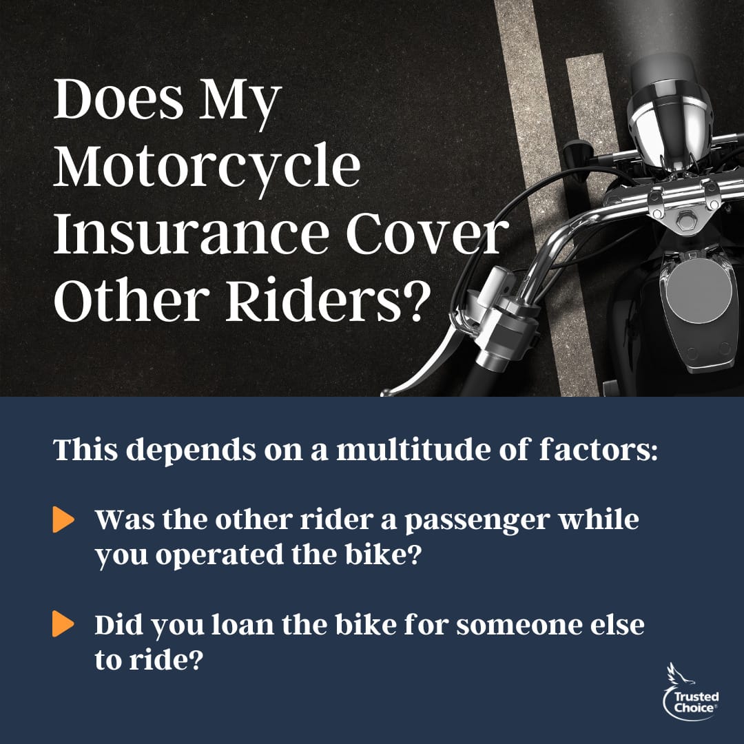 There are multiple factors that come into play if your motorcycle insurance covers other riders. Here are two questions you need to know before you lend your bike, or plan a group ride. 🏍️Contact us at 508-625-1275 or kflanagan1@farmersagent.comVisit our website at https://www.theflanaganagencyllc.com