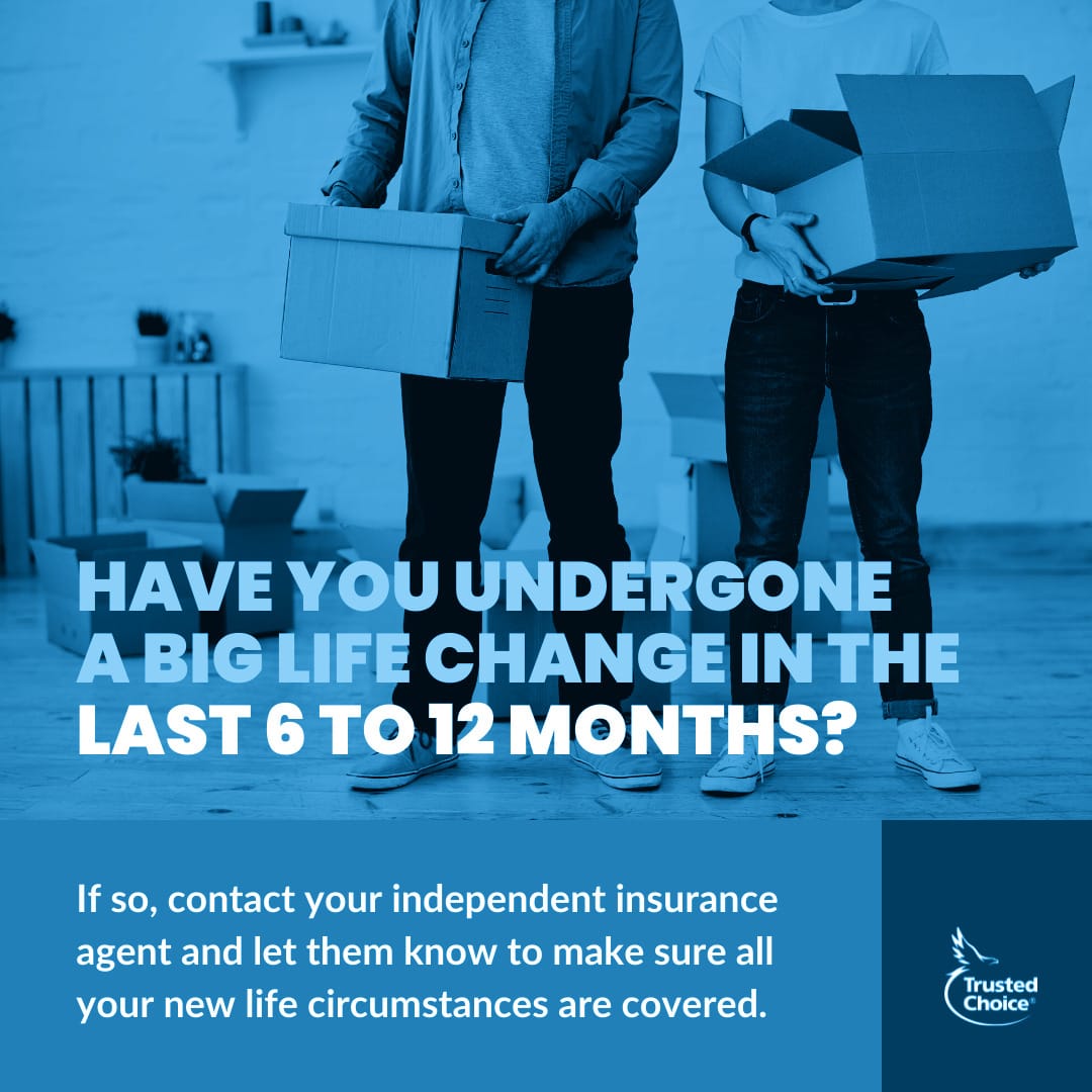 Make sure you share any new changes in life with your independent insurance agent.Contact us at 508-625-1275 or kflanagan1@farmersagent.comVisit our website at https://www.theflanaganagencyllc.com